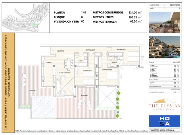 2 soveværelse Lejlighed til salg i Caleta de Fuste, Antigua med swimmingpool garage - € 275.000 (Ref: 9344155)