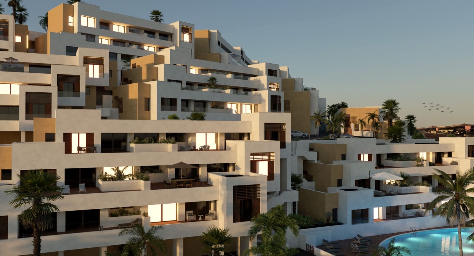 2 slaapkamer Appartement te koop in Caleta de Fuste met zwembad garage - € 275.000 (Ref: 9344155)