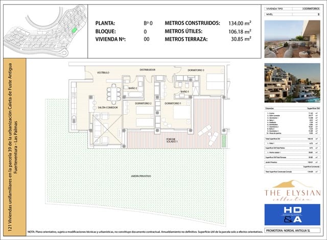 2 soveværelse Lejlighed til salg i Caleta de Fuste, Antigua med swimmingpool garage - € 275.000 (Ref: 9344155)