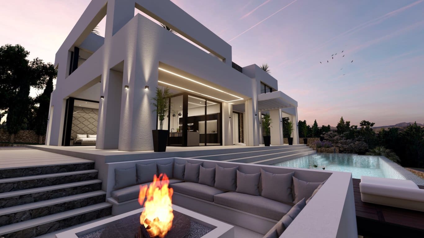 4 soverom Villa til salgs i Benissa med svømmebasseng garasje - € 2 260 000 (Ref: 9533384)