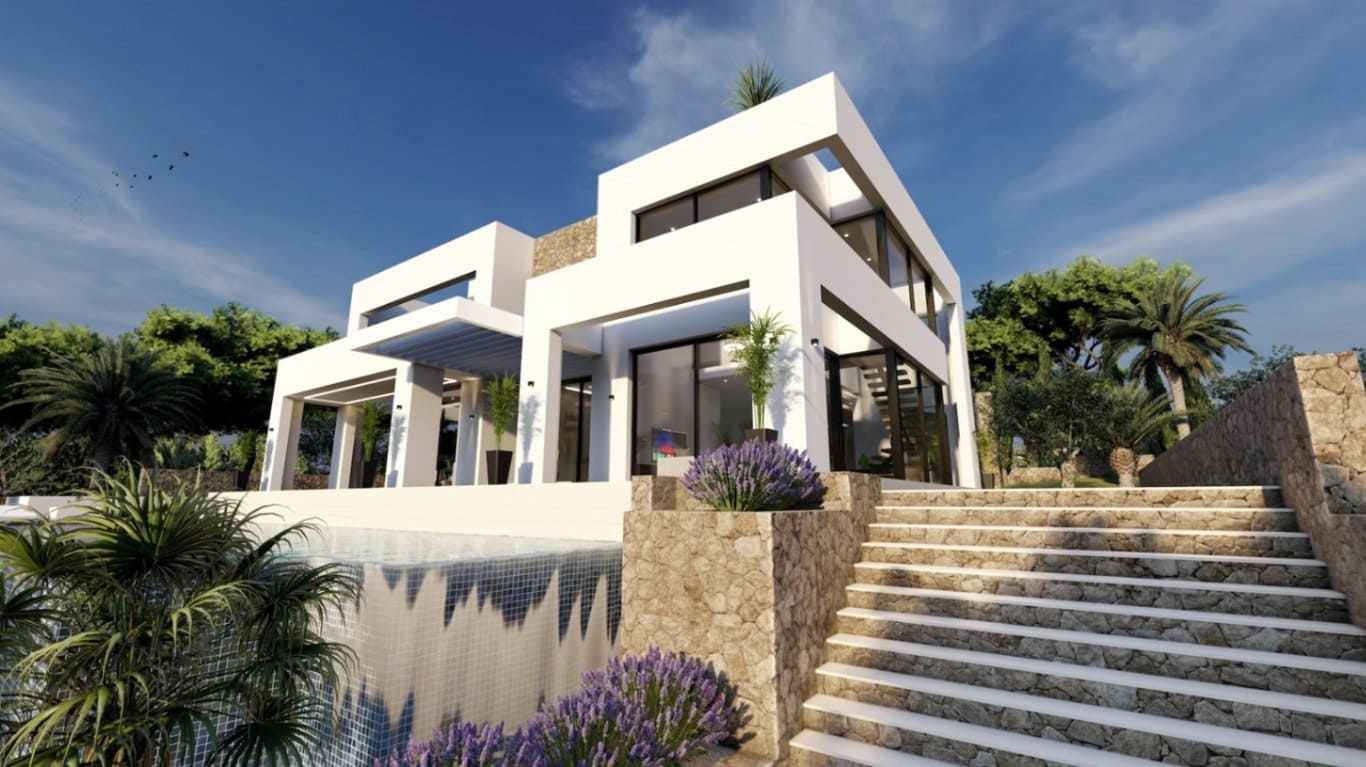 4 soverom Villa til salgs i Benissa med svømmebasseng garasje - € 2 260 000 (Ref: 9533384)