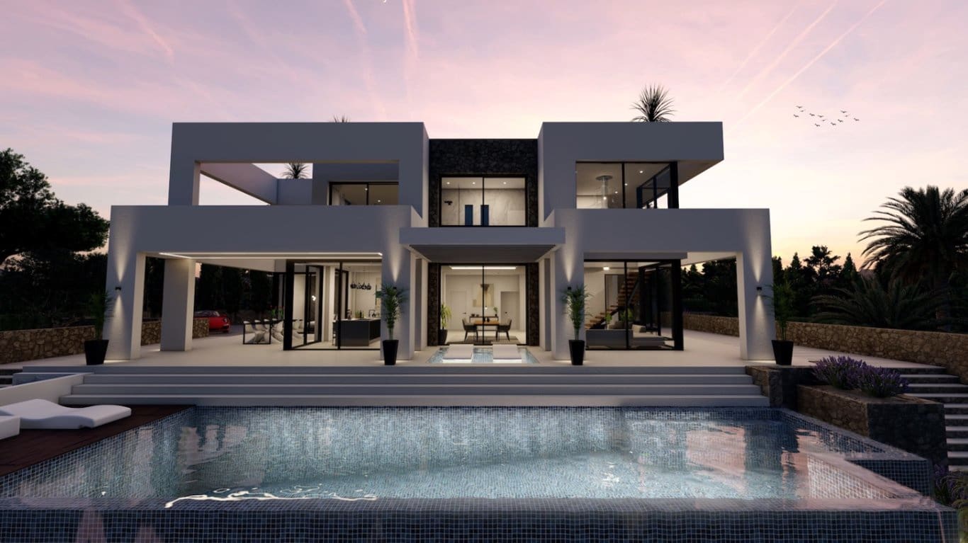 4 soverom Villa til salgs i Benissa med svømmebasseng garasje - € 2 260 000 (Ref: 9533384)