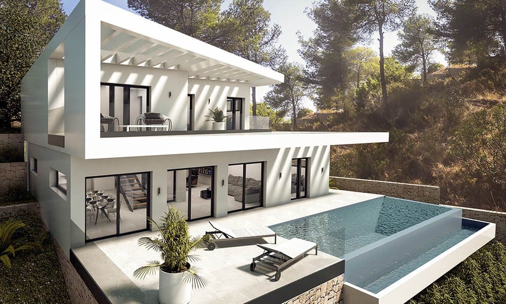 4 Zimmer Villa zu verkaufen in Altea mit Pool Garage - 1.580.000 € (Ref: 9533403)