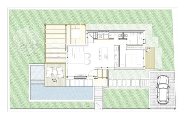 3 Zimmer Villa zu verkaufen in Alcalalí / Alcanalí mit Pool Garage - 547.500 € (Ref: 9685249)
