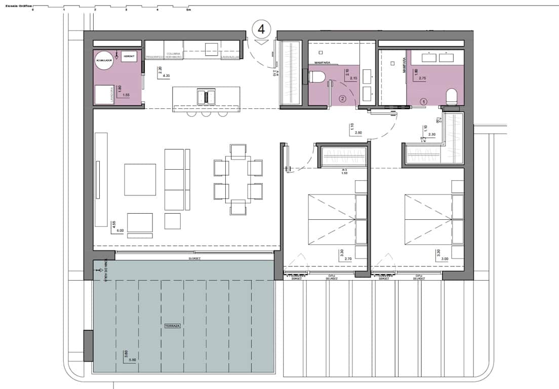 2 chambre Appartement à vendre à Calpe / Calp avec piscine garage - 699 000 € (Ref: 9685619)