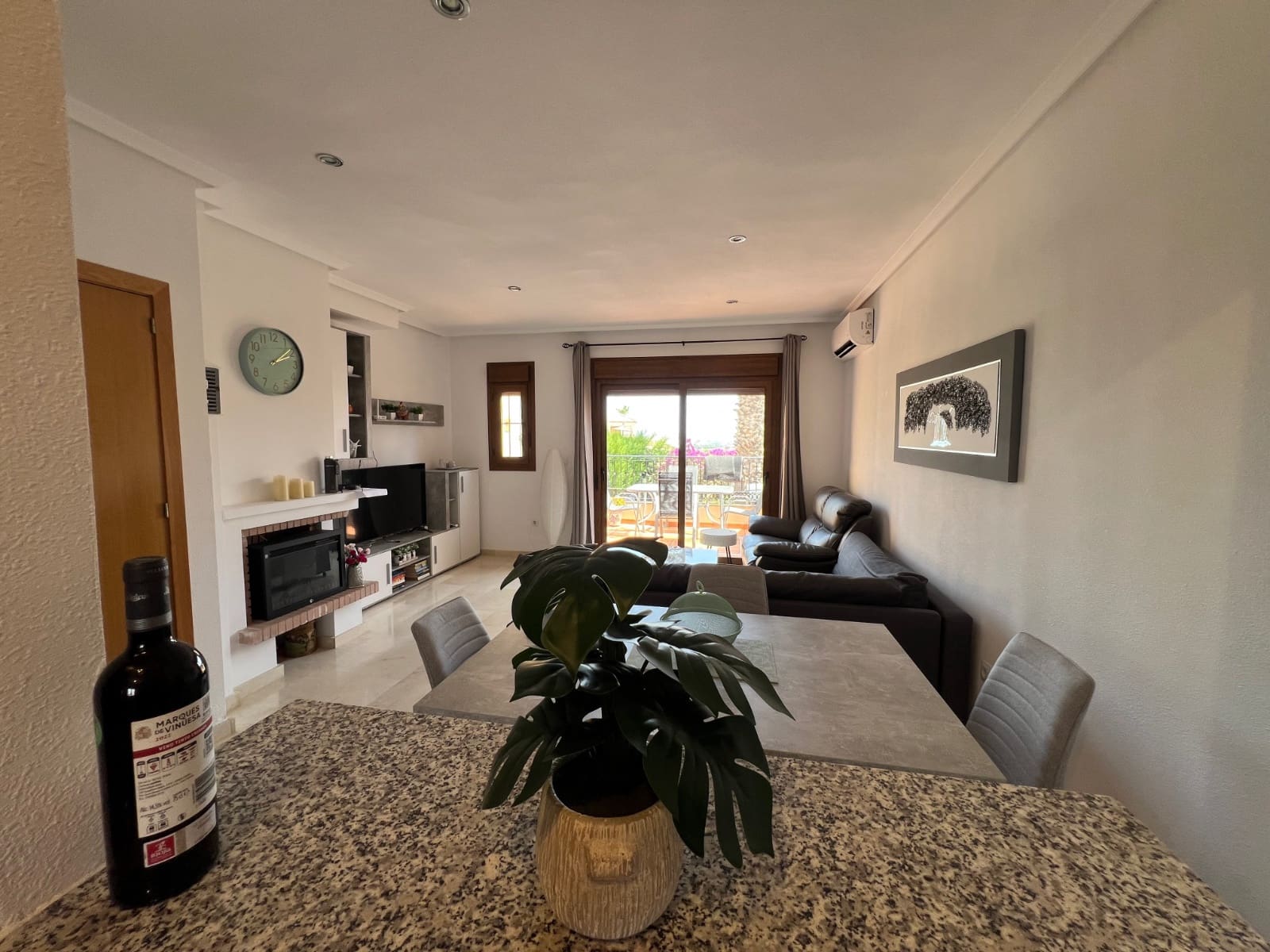 2 bedroom Terraced Villa for sale in Algorfa with pool - € 215,000 (Ref: 10009885)