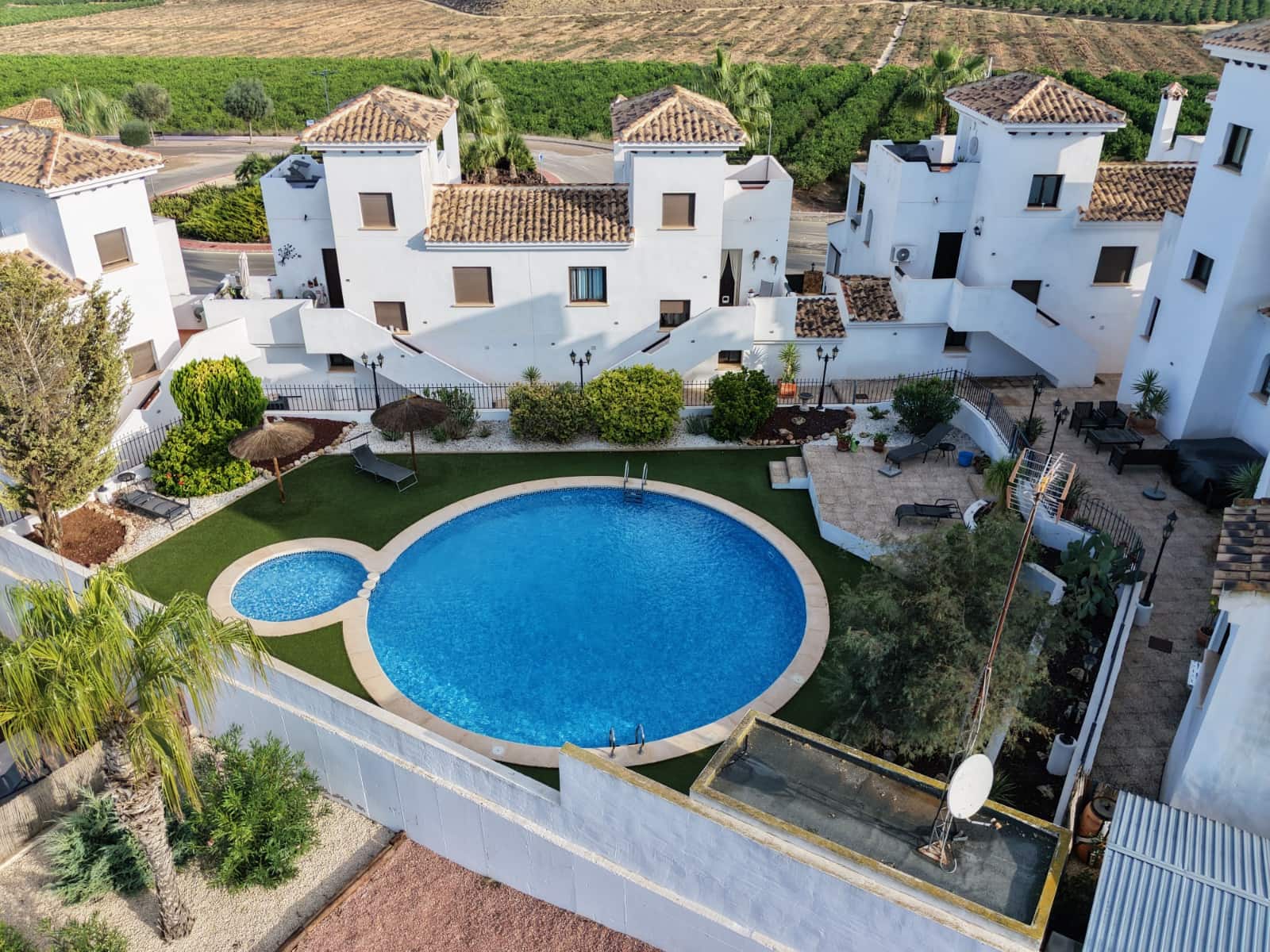 2 bedroom Semi-detached Villa for sale in Algorfa with pool garage - € 247,950 (Ref: 10167139)