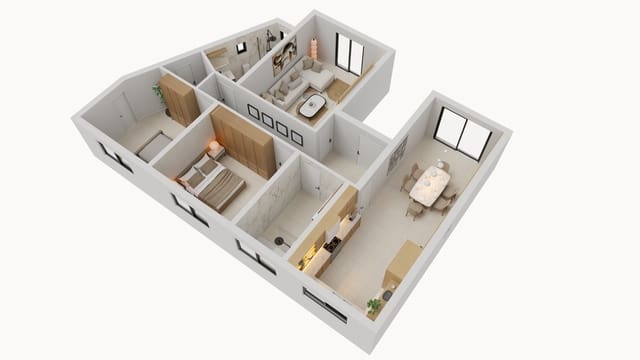 2 makuuhuone Huvila myytävänä paikassa Tarajalejo, Tuineje - 360 000 € (Ref: 10046928)