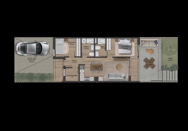 2 soveværelse Semi-Rækkehus til salg i Villaverde, La Oliva med swimmingpool garage - € 277.000 (Ref: 10182637)