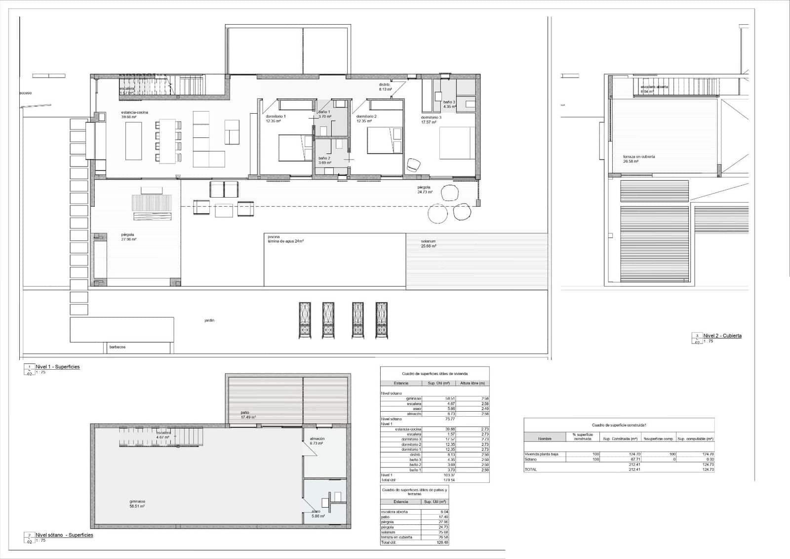 3 sypialnia Willa na sprzedaż w Corralejo z basenem garażem - 987 000 € (Ref: 7852349)