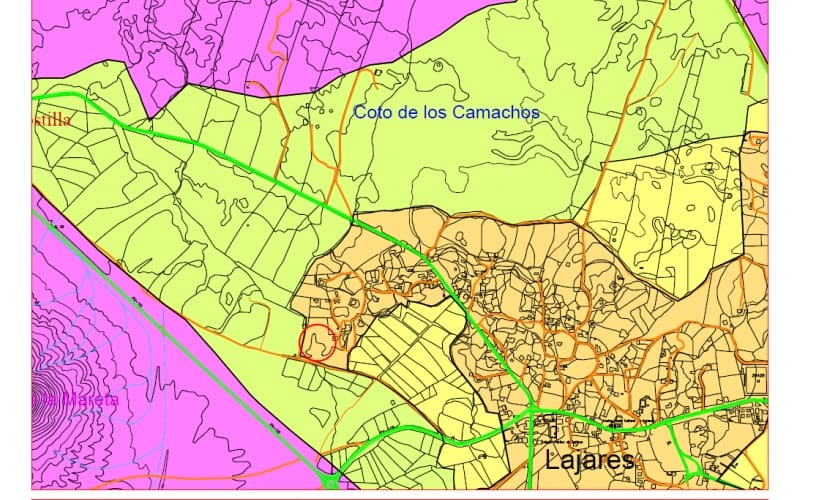 Grunde uden byggetilladelser til salg i Lajares - € 262.500 (Ref: 8759643)