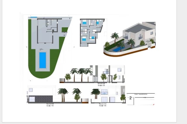 2 Zimmer Doppelhaus zu verkaufen in Villaverde, La Oliva - 454.000 € (Ref: 9445891)