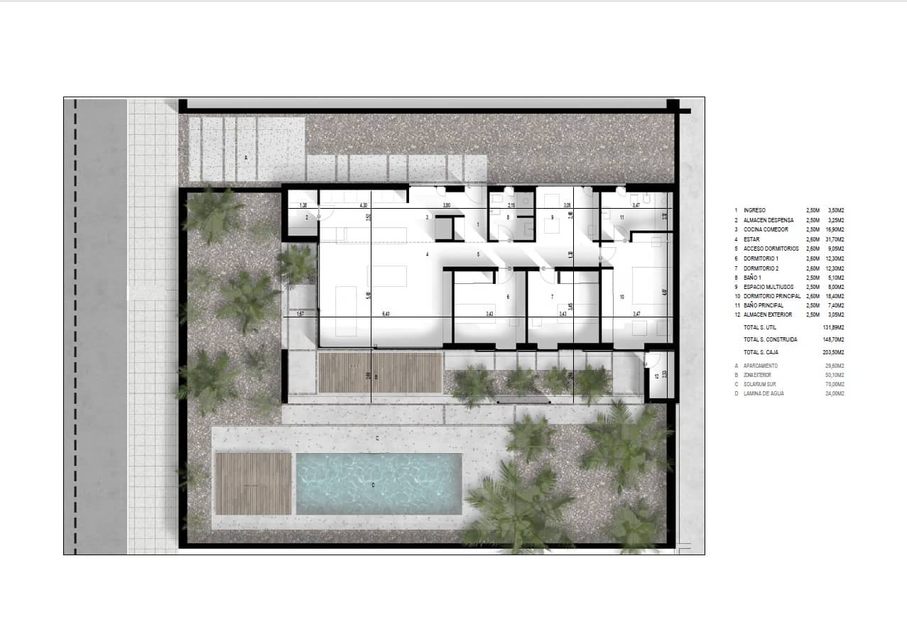 3 slaapkamer Villa te koop in Villaverde met zwembad garage - € 495.000 (Ref: 9202184)