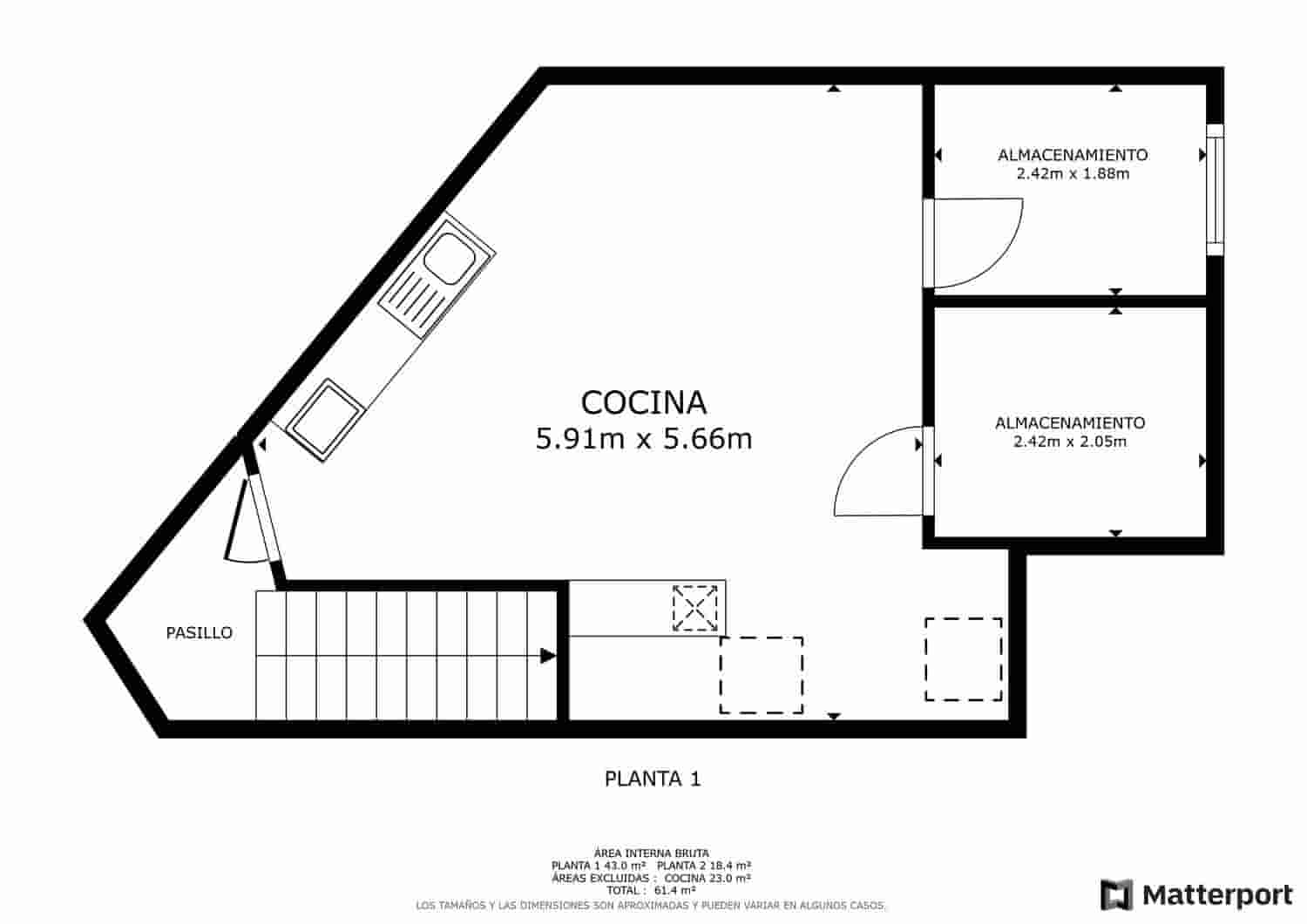 Kaupallinen myytävänä paikassa Las Palmas de Gran Canaria - 174 000 € (Ref: 9586869)