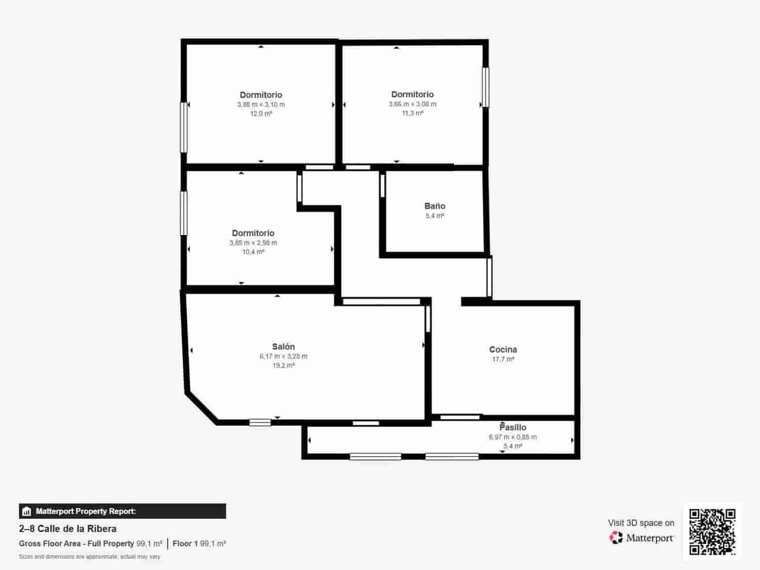 Apartamento de 3 habitaciones en Santa Lucía de Tirajana en venta con garaje - 175.000 € (Ref: 9777580)