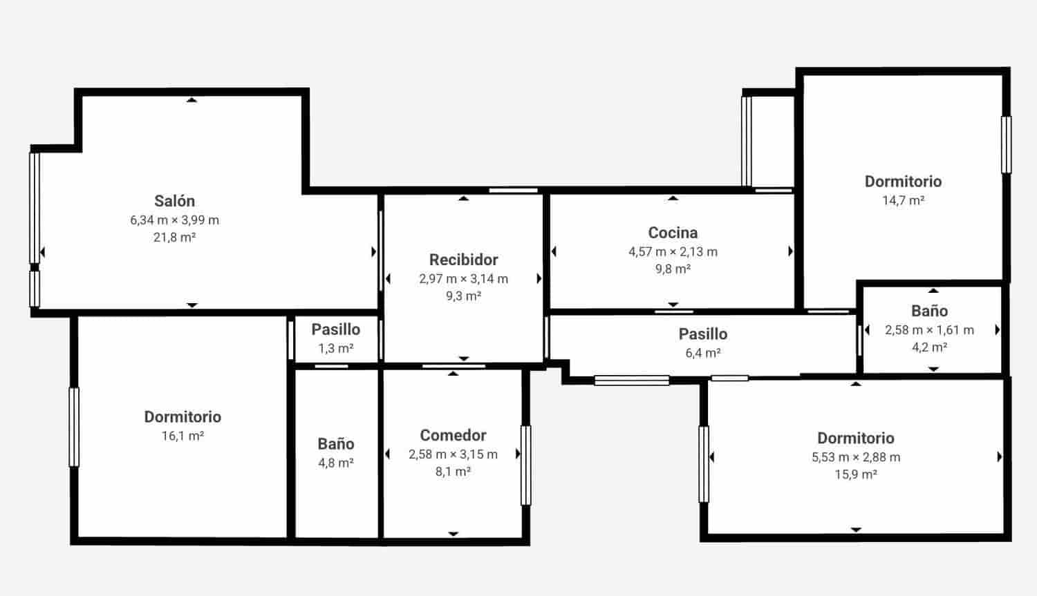 3 soveværelse Lejlighed til leje i Las Palmas de Gran Canaria med garage - € 1.650 (Ref: 9790015)