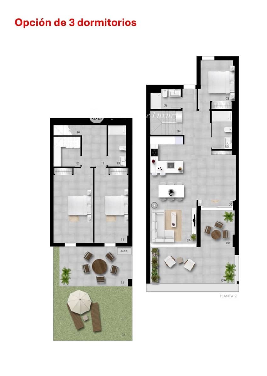 4 soverom Penthouse til salgs i La Villajoyosa / Vila Joiosa med svømmebasseng - € 620 000 (Ref: 8920167)