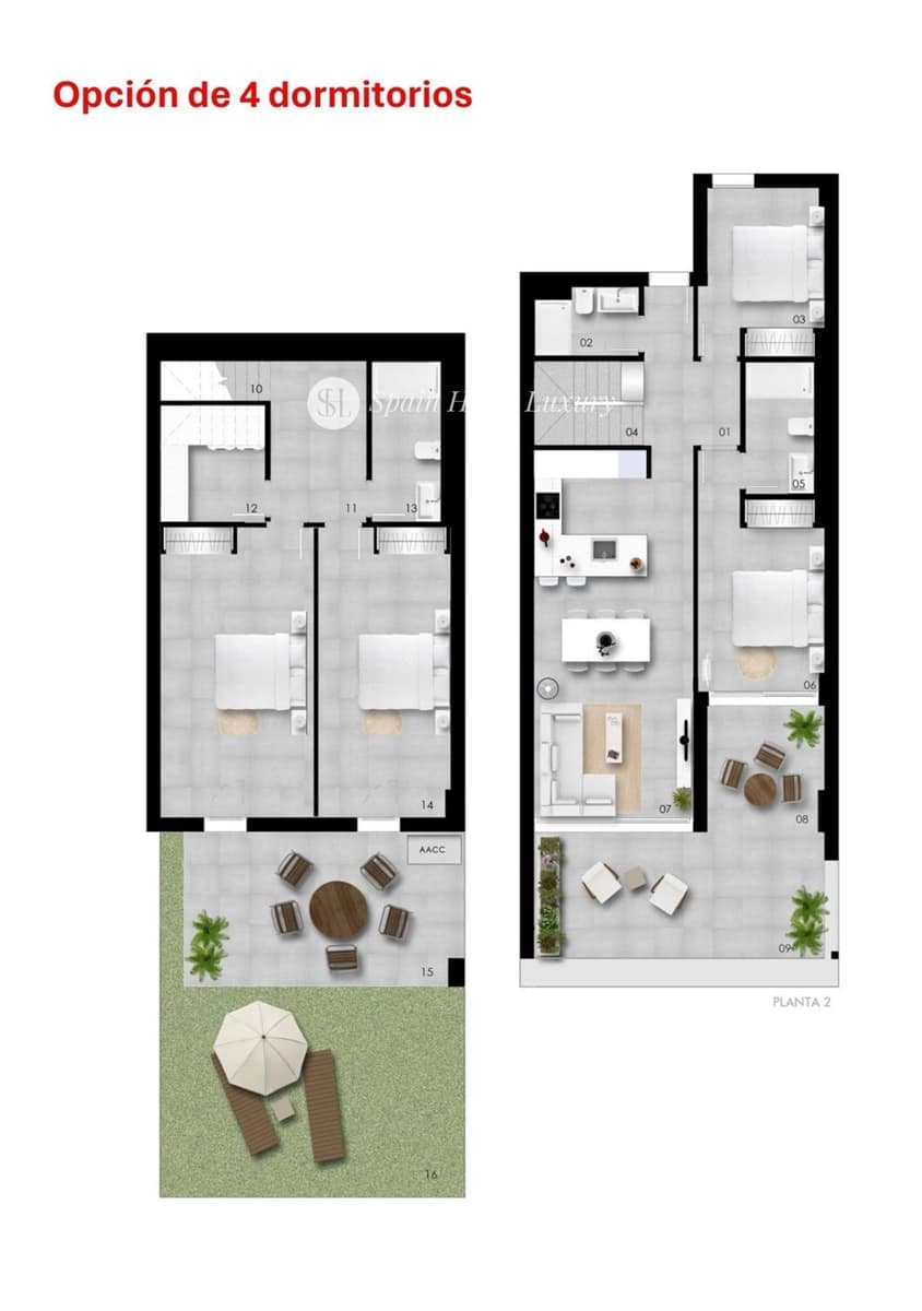 4 soverom Penthouse til salgs i La Villajoyosa / Vila Joiosa med svømmebasseng - € 620 000 (Ref: 8920167)