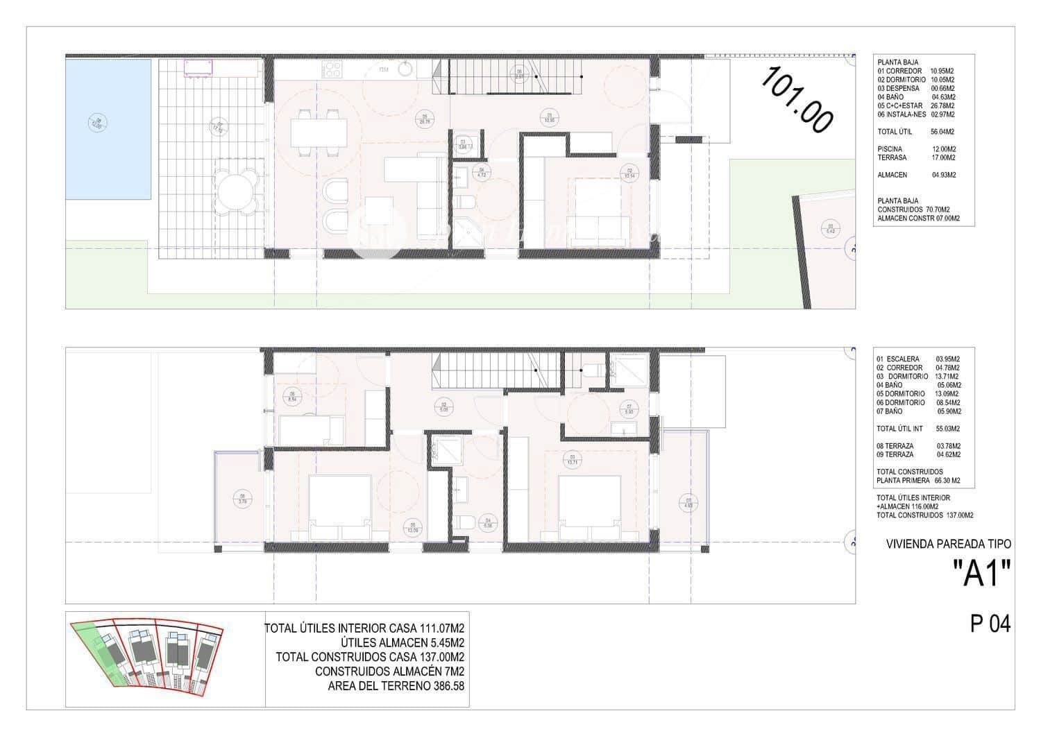 4 soverom Villa til salgs i San Antonio de Benageber med svømmebasseng garasje - € 495 000 (Ref: 9003664)