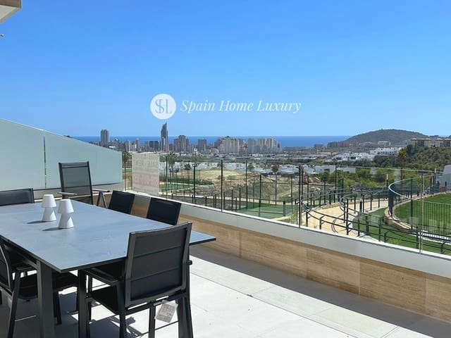 Appartement de 2 chambres à louer à Balcón de Finestrat - Terra Marina, Finestrat avec piscine garage - 1 850 € (Ref: 9231830)