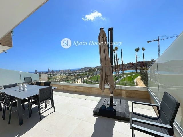 Appartement de 2 chambres à louer à Balcón de Finestrat - Terra Marina, Finestrat avec piscine garage - 1 850 € (Ref: 9231830)