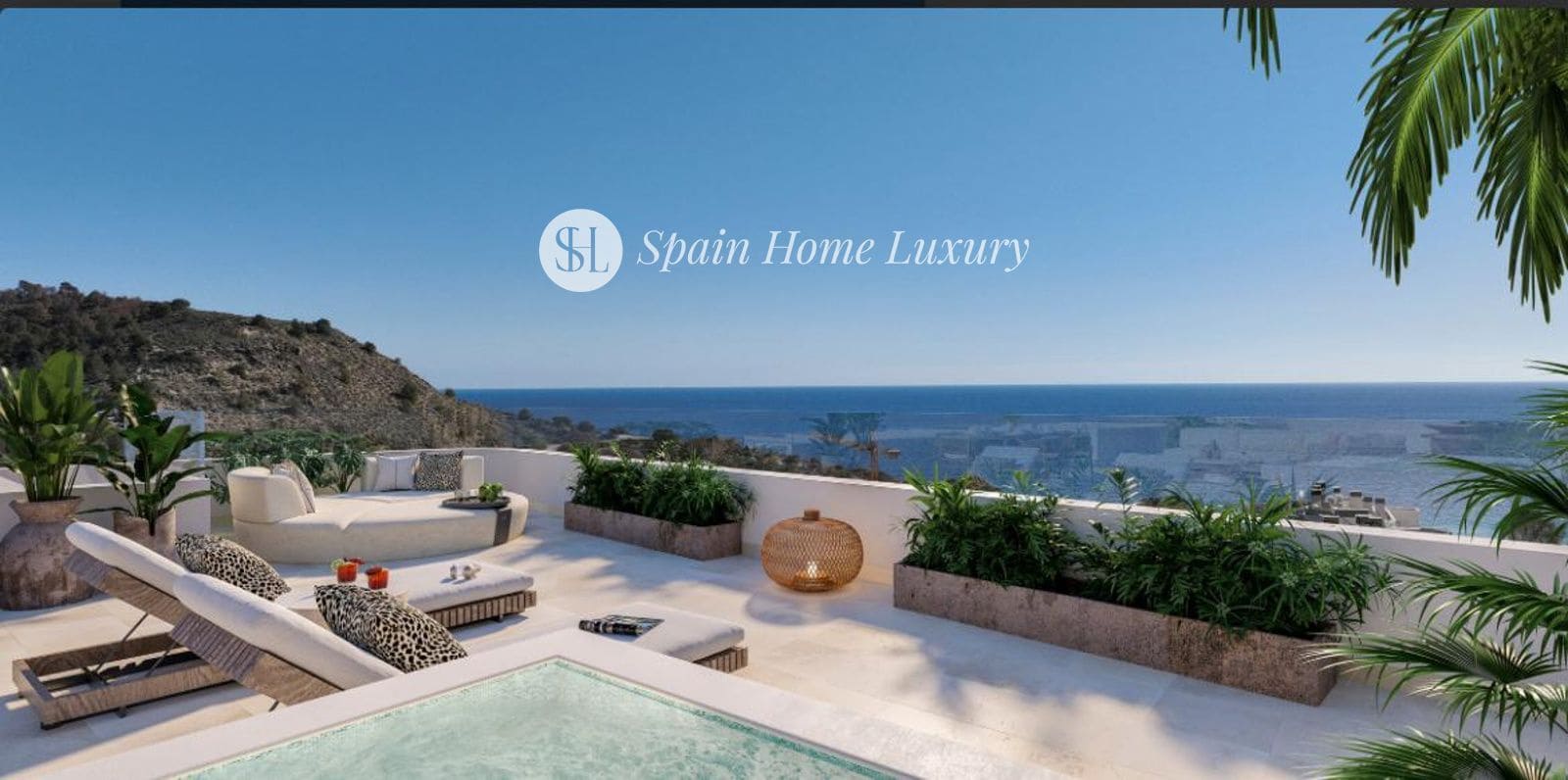 2 soverom Penthouse til salgs i La Villajoyosa / Vila Joiosa med svømmebasseng - € 625 000 (Ref: 9258025)