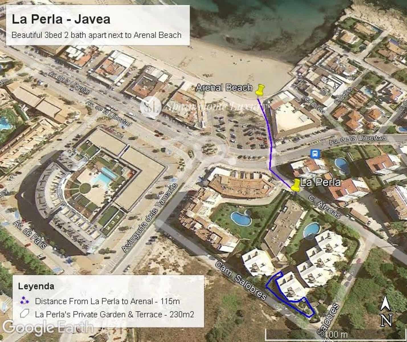 3 soveværelse Penthouse til leje i Javea / Xabia med swimmingpool garage - € 1.875 (Ref: 9258124)