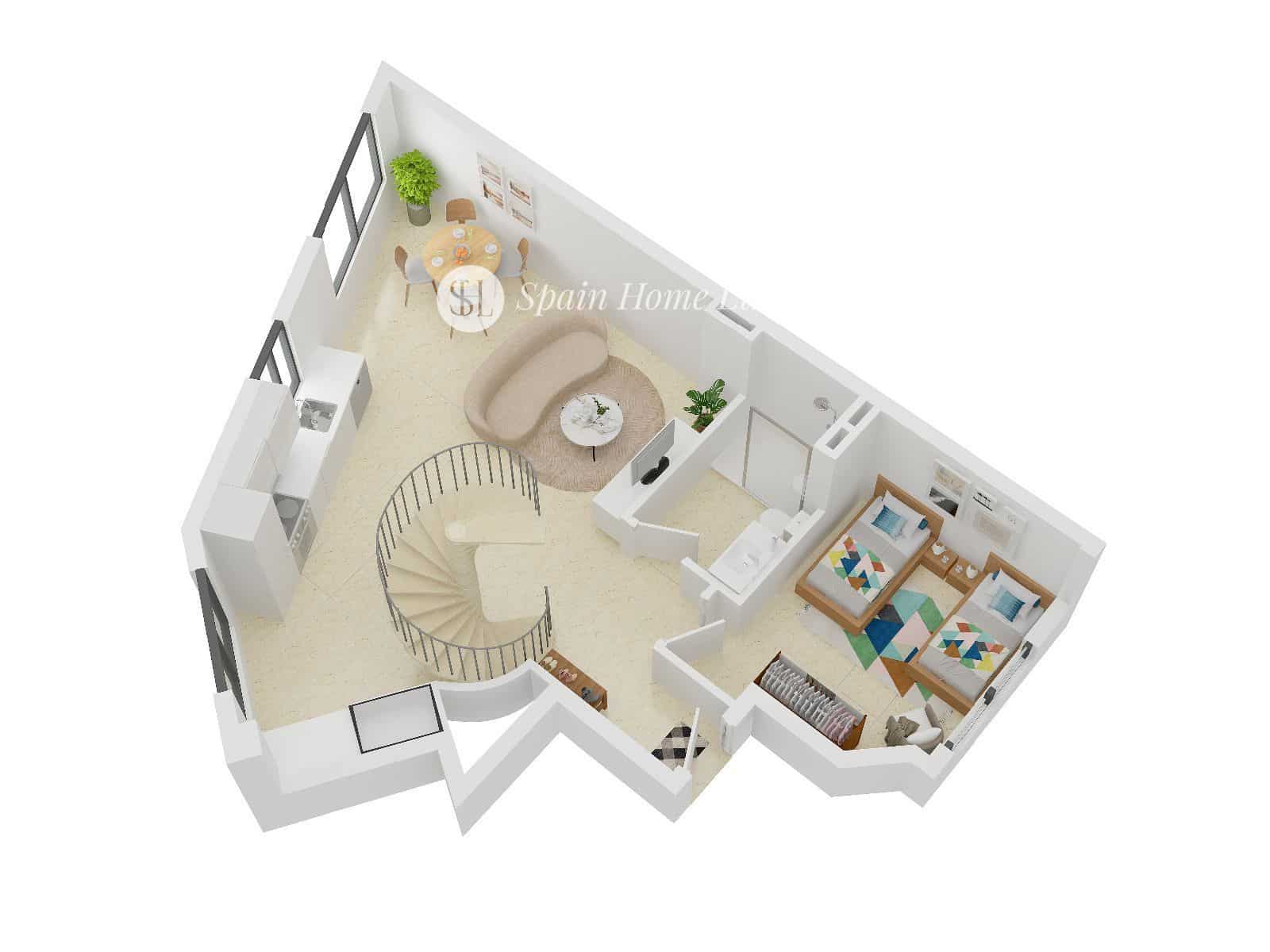 2 soverom Leilighet til salgs i Benissa med garasje - € 160 000 (Ref: 9275208)