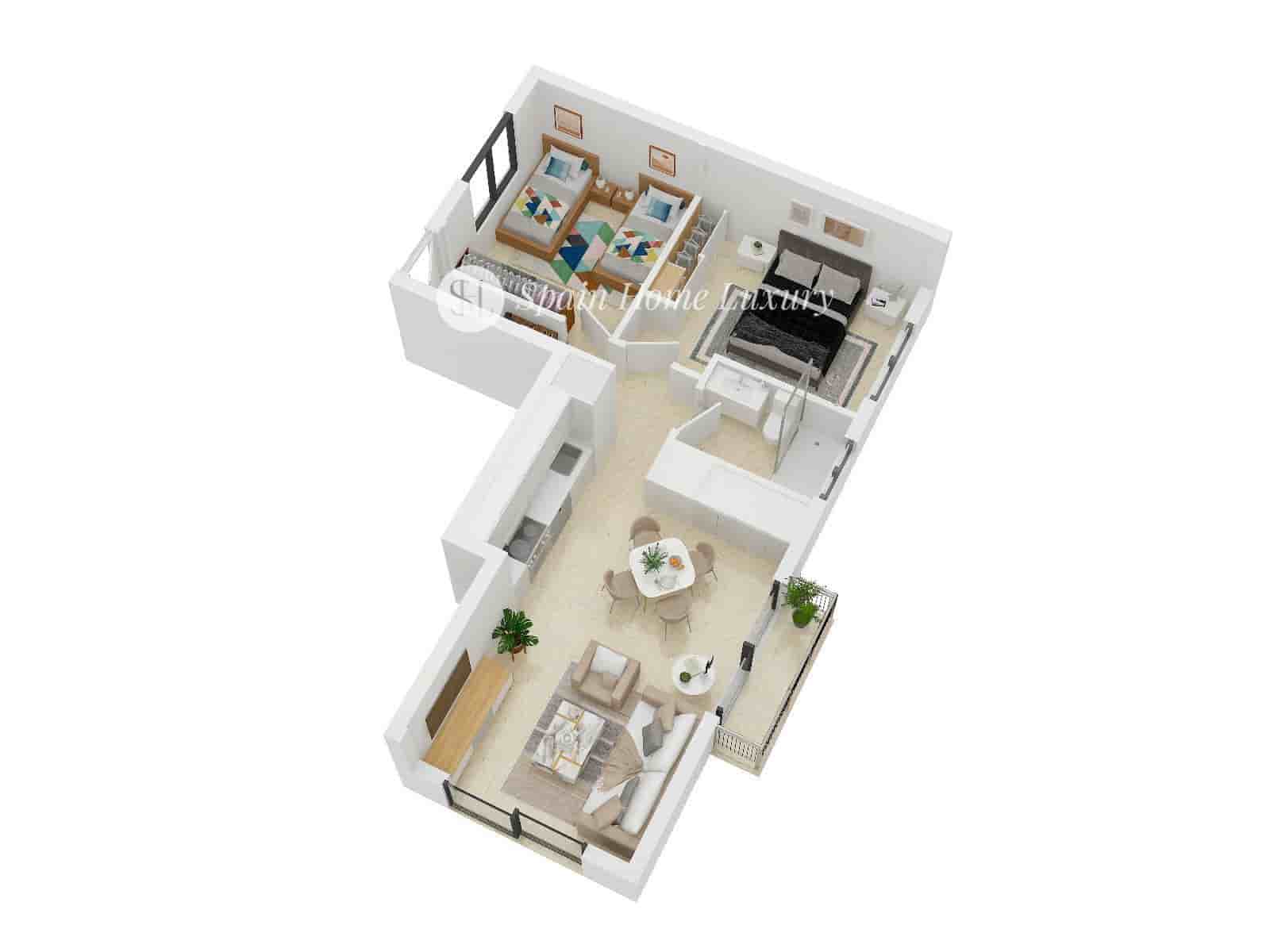 2 soverom Leilighet til salgs i Benissa med garasje - € 160 000 (Ref: 9275208)