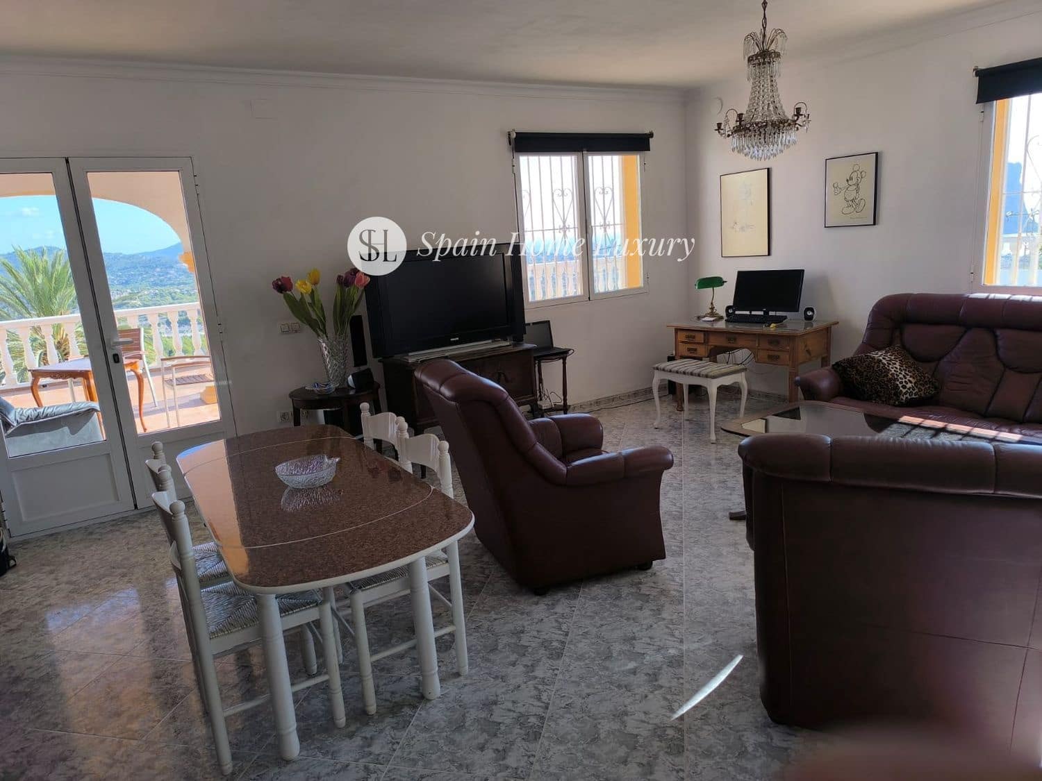 4 sypialnia Willa na sprzedaż w Calpe / Calp z basenem garażem - 716 000 € (Ref: 9404674)
