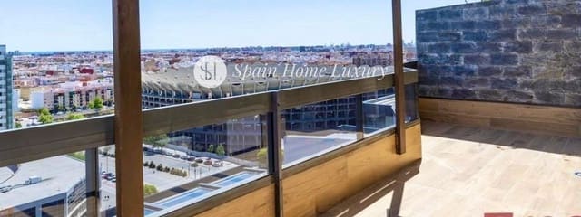 3 soverom Penthouse til salgs i Campanar, Valencia by med svømmebasseng garasje - € 890 000 (Ref: 9409103)