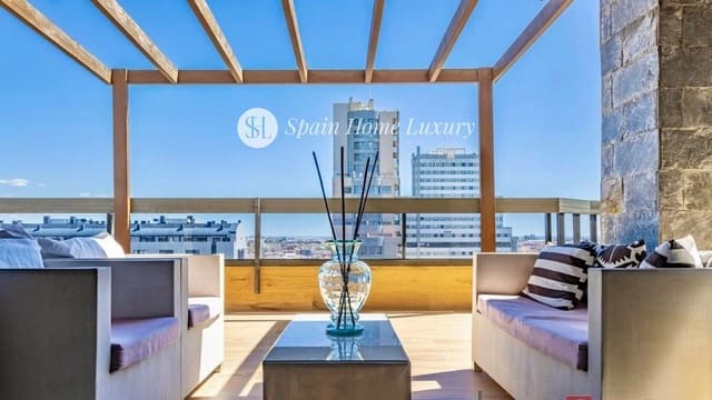 3 soverom Penthouse til salgs i Campanar, Valencia by med svømmebasseng garasje - € 890 000 (Ref: 9409103)