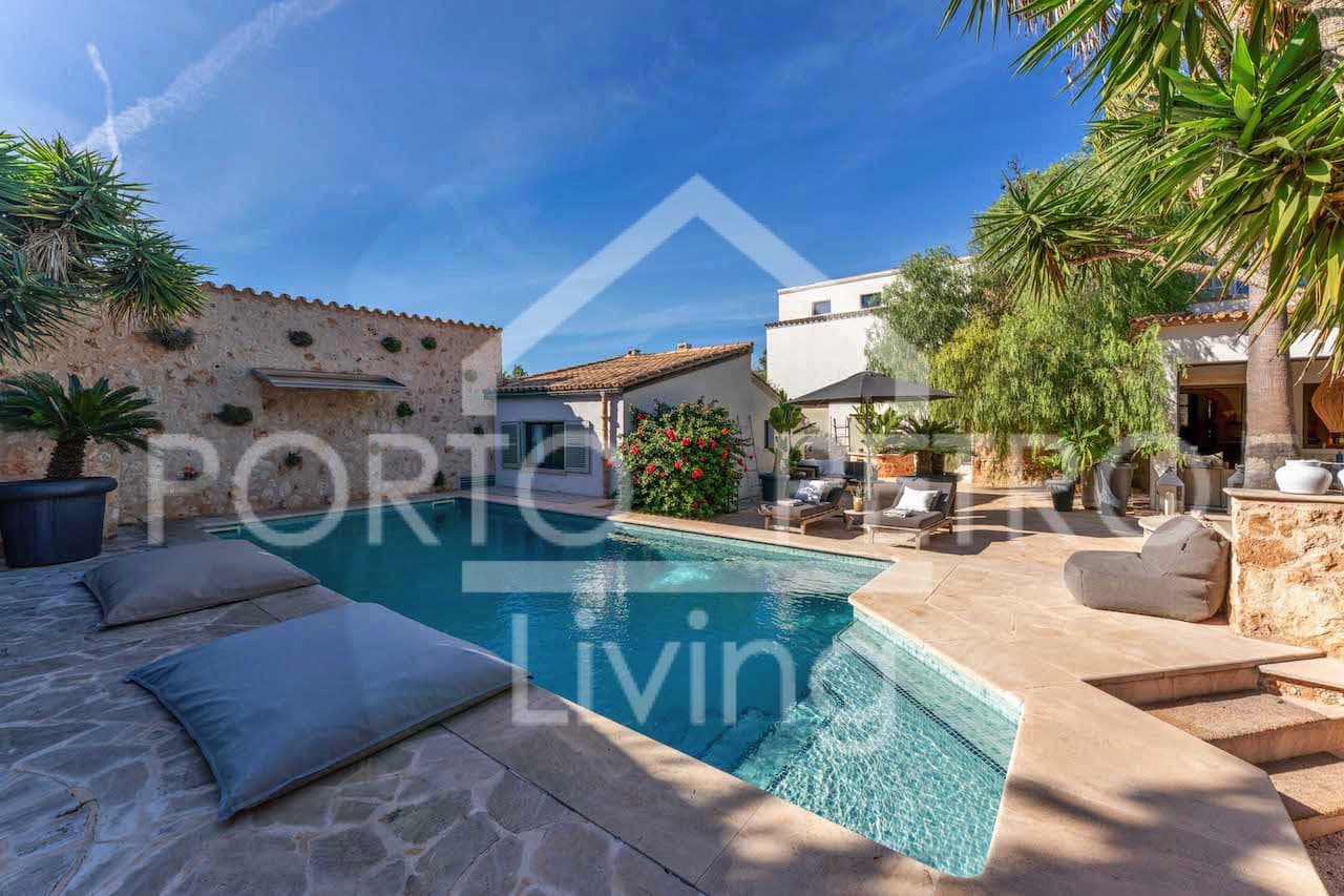 5 sypialnia Dom na sprzedaż w Santanyi z basenem garażem - 1 880 000 € (Ref: 9357463)