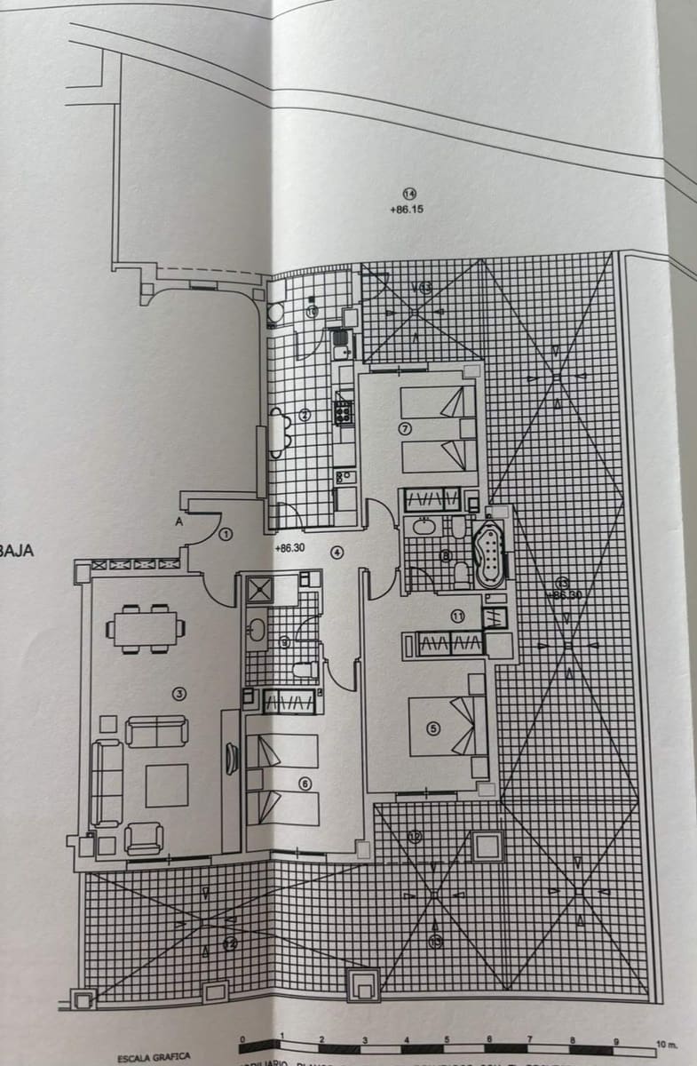 3 makuuhuone Huoneisto vuokrattavana paikassa La Linea de la Concepcion mukana uima-altaan 
autotalli - 1 500 € (Ref: 10138941)