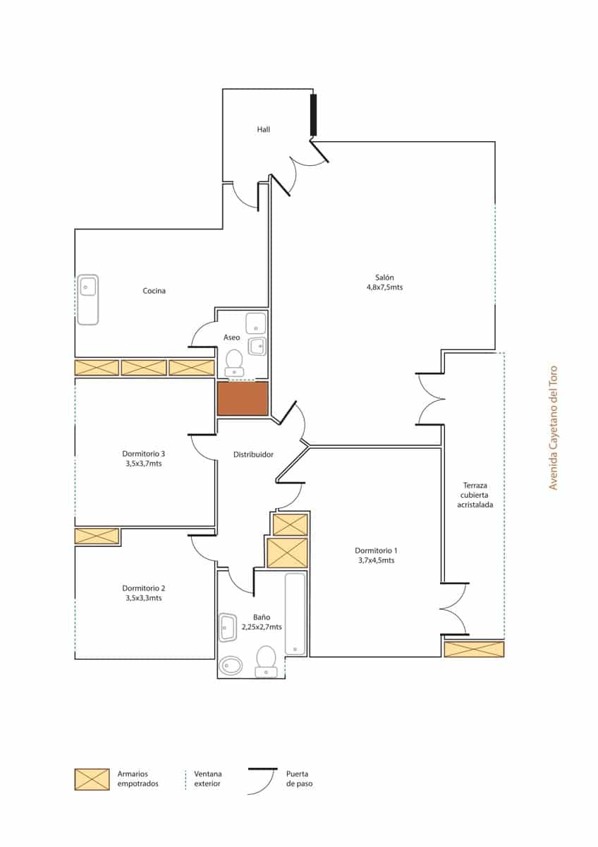 3 sovrum Lägenhet till salu i Cadiz stad - 575 000 € (Ref: 10157050)