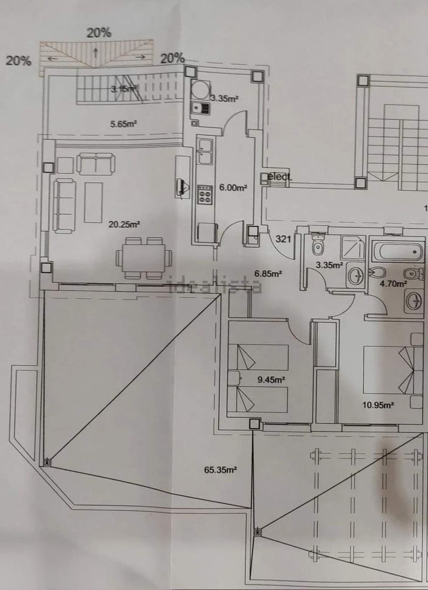 2 sovrum Takvåning till salu i Casares med pool garage - 430 000 € (Ref: 9952661)