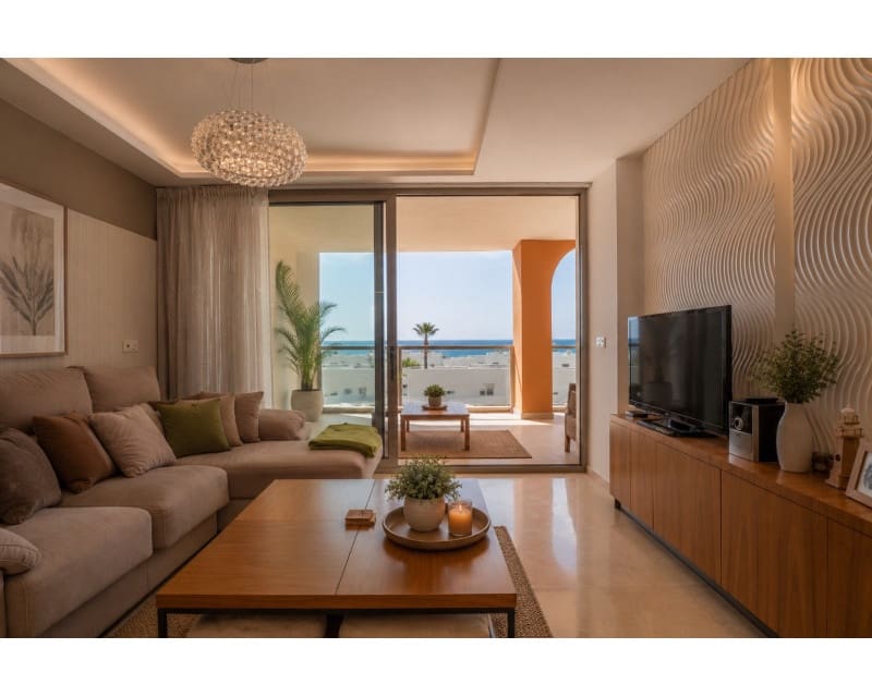 2 soveværelse Strandlejlighed til salg i Montiboli med swimmingpool - € 489.990 (Ref: 10034434)