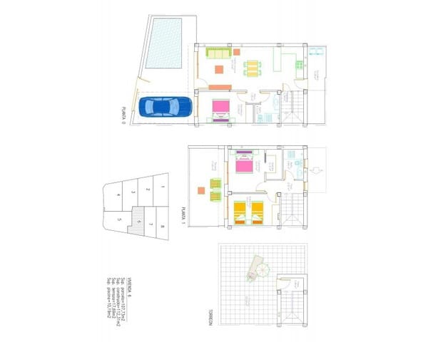 3 bedroom Villa for sale in Los Peñascos - El Salero - Los Imbernones, San Pedro del Pinatar with pool - € 389,000 (Ref: 7979466)