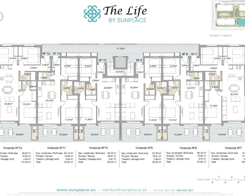 2 bedroom Apartment for sale in Pilar de la Horadada with pool - € 319,000 (Ref: 8647194)