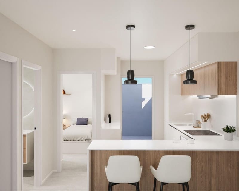 2 makuuhuone Huoneisto myytävänä paikassa El Mojon mukana uima-altaan - 369 900 € (Ref: 8732180)