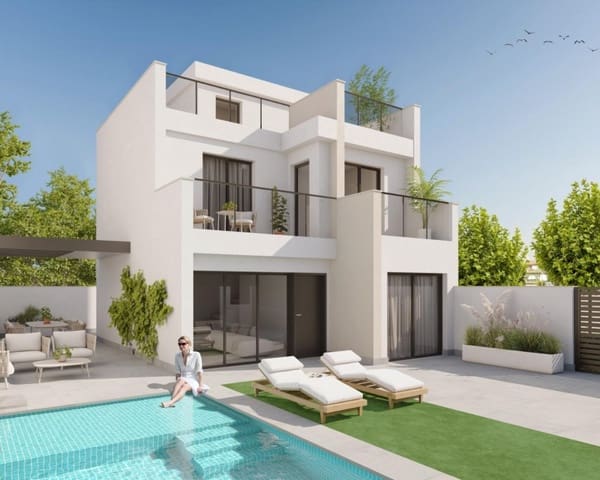 3 quarto Moradia para venda em Los Narejos - Punta Calera, Los Alcázares com piscina - 659 000 € (Ref: 8732193)