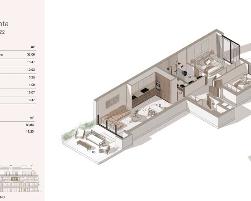 2 bedroom Apartment for sale in Campoamor with pool - € 355,000 (Ref: 8732196)