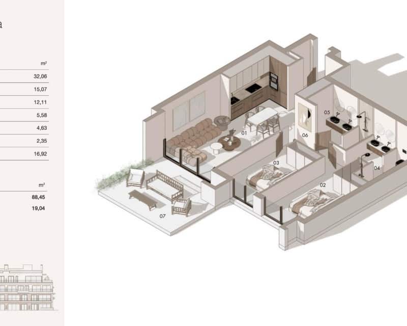 2 bedroom Apartment for sale in Campoamor with pool - € 355,000 (Ref: 8732196)