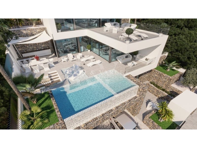 4 soveværelse Villa til salg i Calpe / Calp med swimmingpool garage - € 1.550.000 (Ref: 7361546)