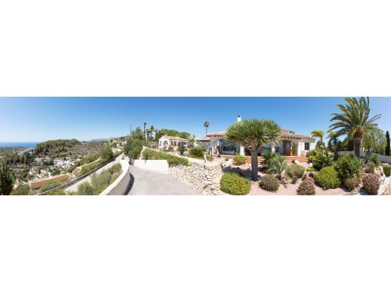 4 sypialnia Willa na sprzedaż w Moraira z basenem garażem - 2 495 000 € (Ref: 9978543)