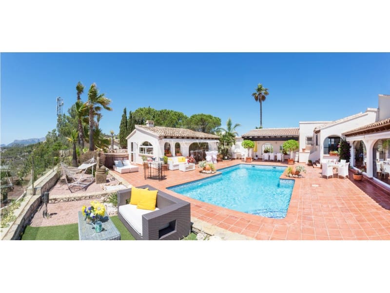 4 sypialnia Willa na sprzedaż w Moraira z basenem garażem - 2 495 000 € (Ref: 9978543)
