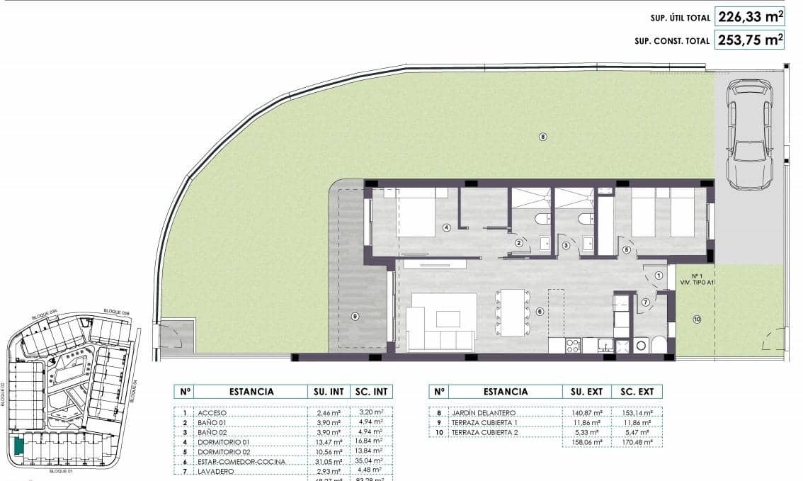 3 bedroom Apartment for sale in Monforte del Cid with pool - € 225,000 (Ref: 8710713)