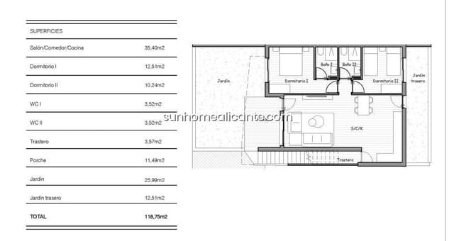 Piso de 3 habitaciones en San Miguel de Salinas en venta con piscina garaje - 244.900 € (Ref: 8710724)