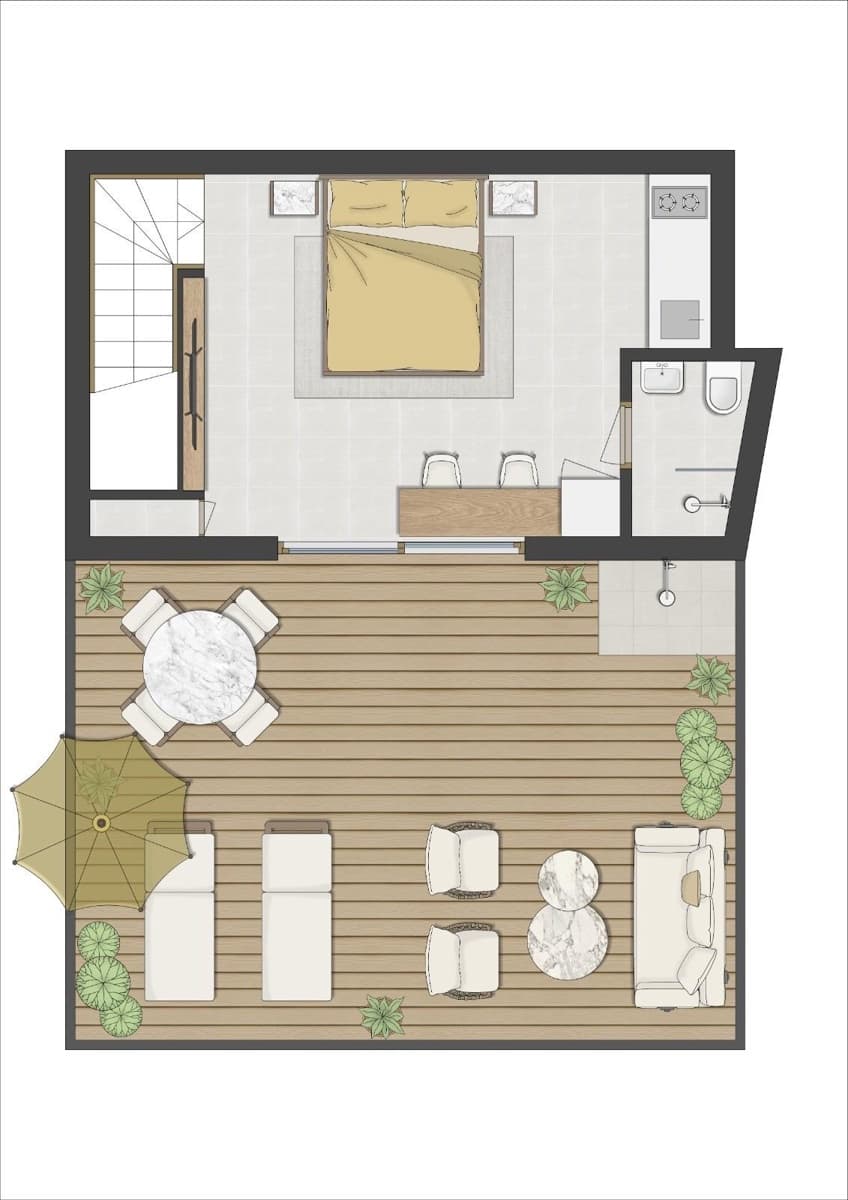 3 makuuhuone Kattohuoneisto myytävänä paikassa Alicante kaupunki - 360 000 € (Ref: 9236912)