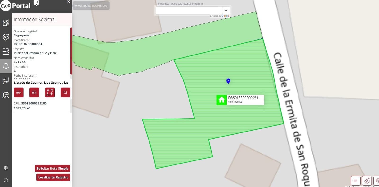 Byggegrund til salg i Antigua - € 68.650 (Ref: 9447136)